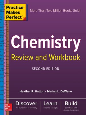 cover image of Practice Makes Perfect Chemistry Review and Workbook